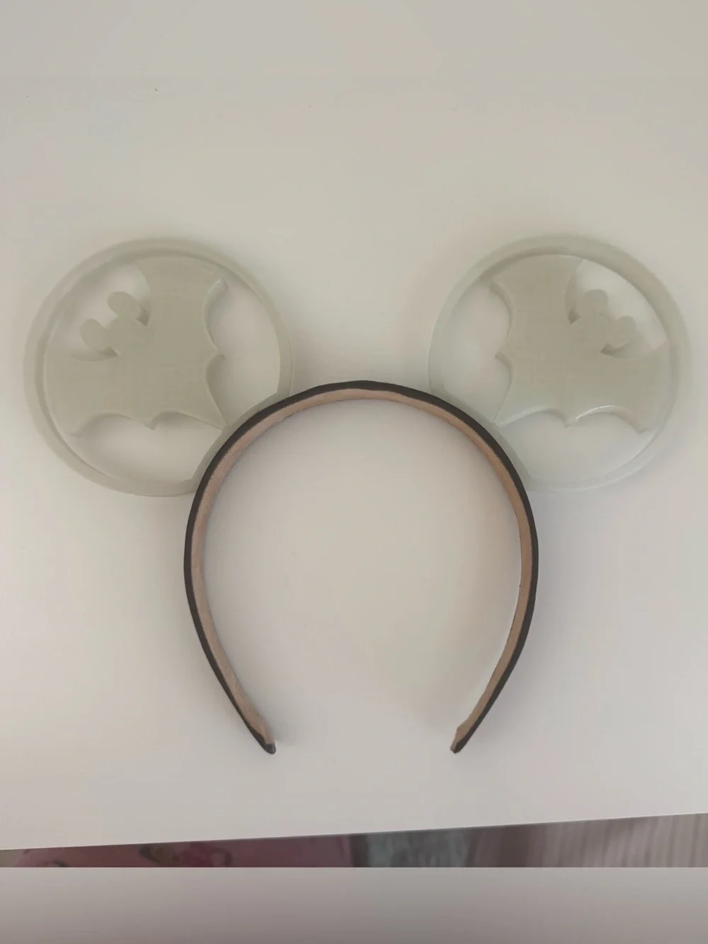 Glow-In-The-Dark Mickey Bat Ears Disney Halloween Headband Minnie